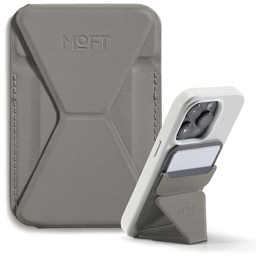 MOFT Magnetic Wallet Stand for iPhone (MagSafe) Taupe