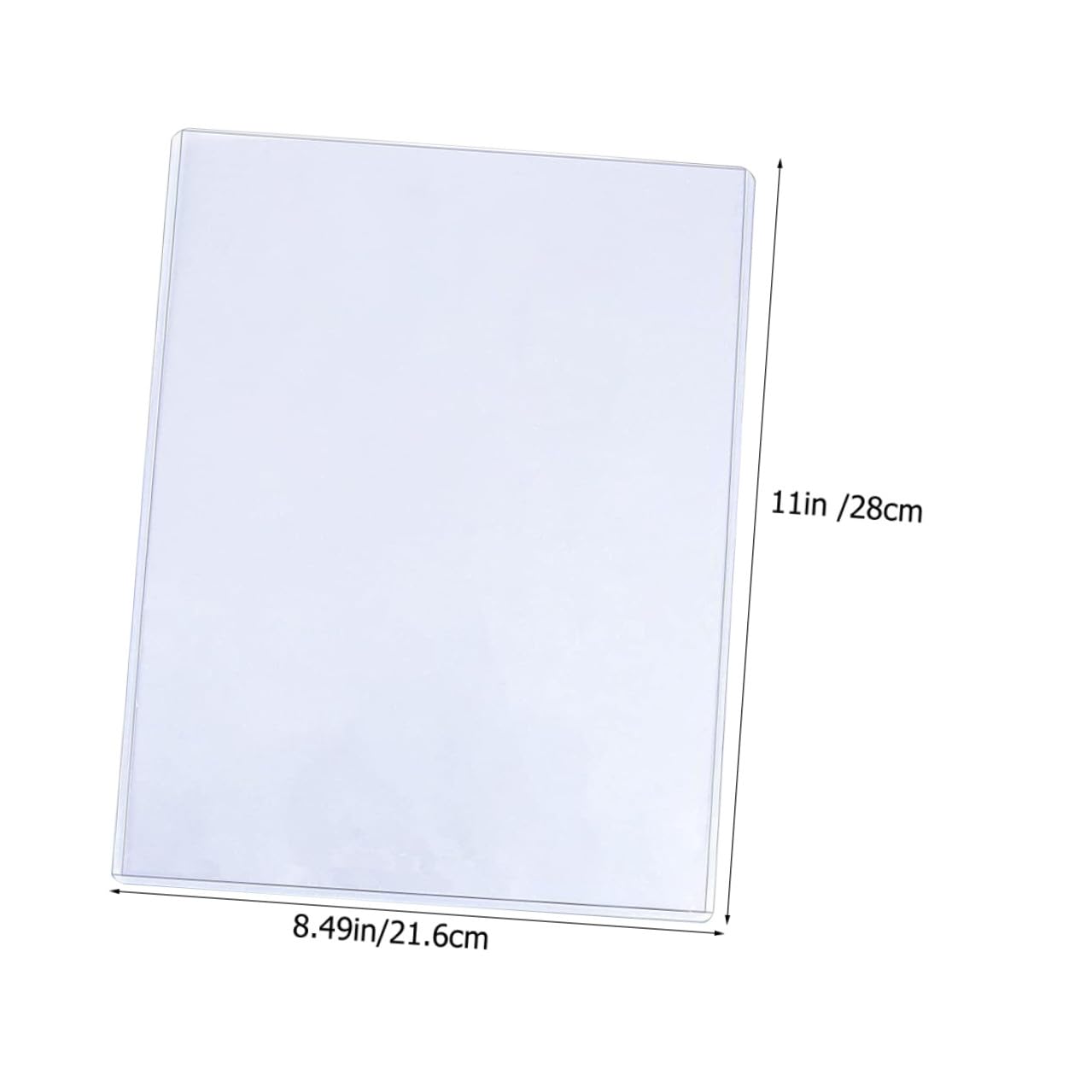 12pezzi Copertine per Foto di Scambio in Plastica Trasparente per Album Fotografici e Protezione di Carte da Gioco Anti-graffio