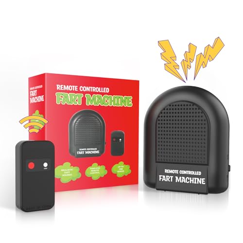 Pajojoqa Fart Machine with Remote, Fart Machine Prank Pocket Size April Fools' Day Funny Tricky Toy, Electronic Magnetic Simulated Farting Sounds Bomb Bags Farting Machine Party Prank Toy by Pajojoqa - Used condition - US$13.90