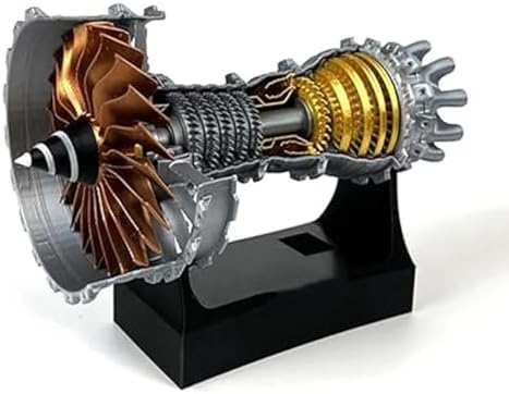 TR900 Turbofan Engine Model Aircraft Engine Kit Turbojet Engine Model Adult Gift Mechanical Science Education Toy As Shown