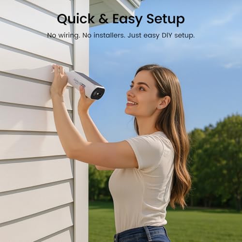 AOSU Solar Security Cameras for Outdoor Use