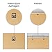 JCNORD Schwarzer MDF Holz Bilderrahmen 15x20 cm mit bruchsicherem Acrylglas | Moderner Fotorahmen für Wände und Tische