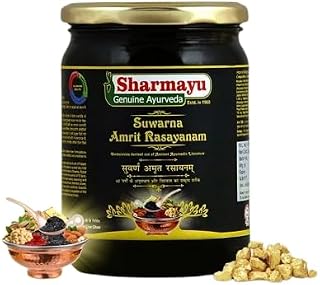Sharmayu Suwarna Amrit Rasayanam | Ayurvedic Health Tonic with 60+ Herbal Ingredients | suger free Chyavanaprasam For Men,... Price In India
