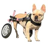 Walkin' Wheels Small Dog Wheelchair, Lightweight Dog Wheelchair for Back Legs, 15-25 lbs, for 9-11 i