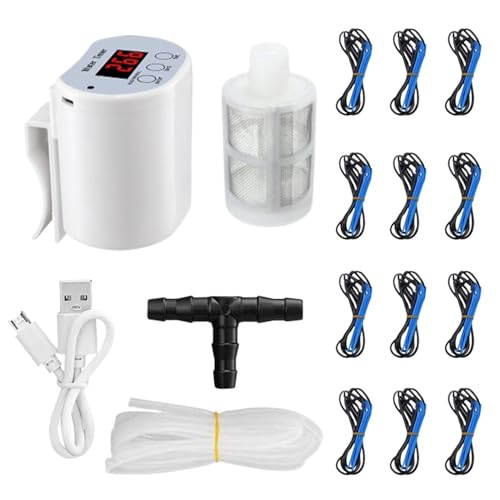 Kit d'arrosage goutte à goutte automatique avec programmateur pour balcon et serre