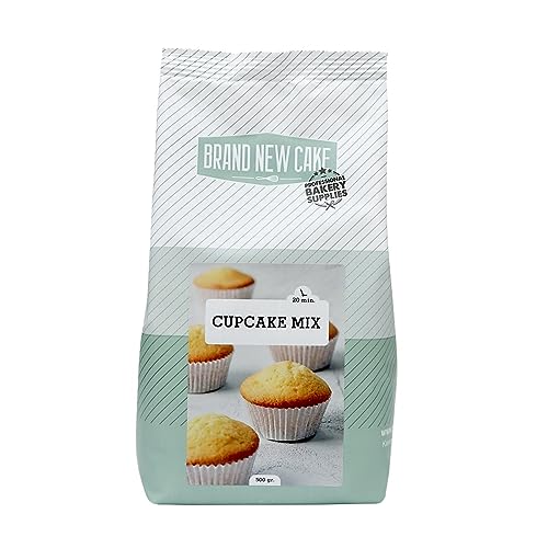 BrandNewCake® Mezcla para Cupcakes 500gr - Fácil y Rápido - Perfecto para Repostería Casera