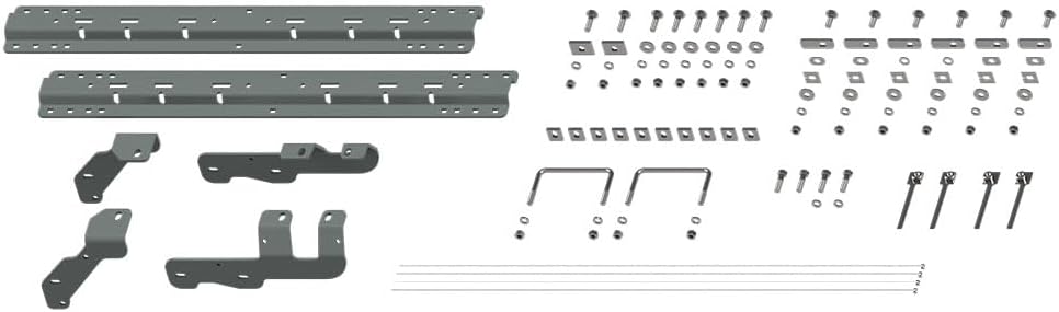 B&W Trailer Hitches Fifth Wheel Hitch Universal Mounting Rails with Custom Installation Brackets - RVK2604