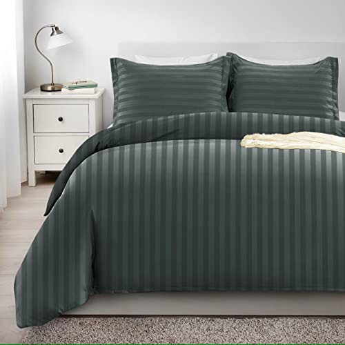 Parure de lit satin anthracite pour transformer votre chambre en suite - 7