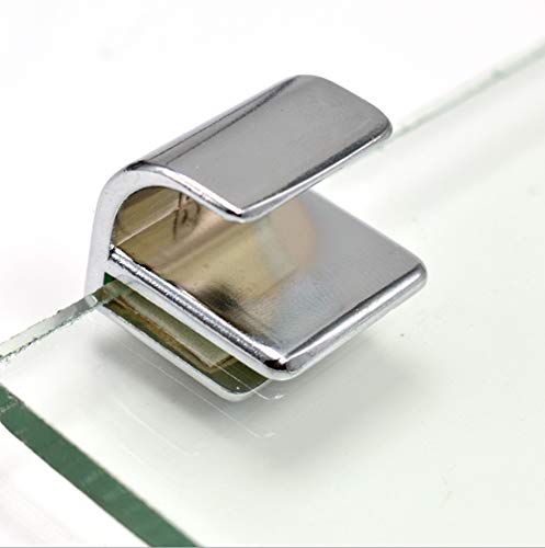 2Pcs/Frameless Glass Door Handle/Clip/Glass Clip 3-5Mm Pull Knob Wine Cabinet Cupboard Display Showcase No Need To Drill By Cling #TOP4