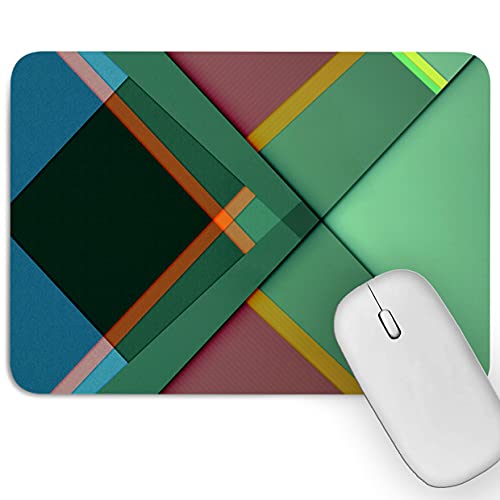 Image of Artich Designer Gaming Mouse Pad for Office Laptop /Computer with Super Soft Non-Slip Rubber Base and Lycra Cloth Surface for Silky Touch Rectangle (Dark Shade Shards Pattern)