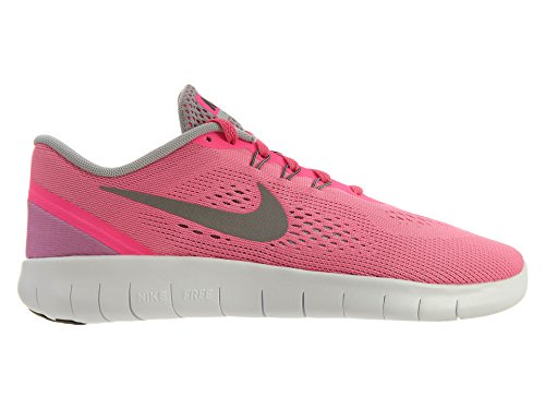 Nike Girls Free RN Trainers Running Shoes Pink 6.5 Medium (B,M) Big Kid2