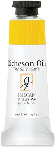 Jack Richeson Colores al óleo para artistas, amarillo indio de 1.3 fl oz