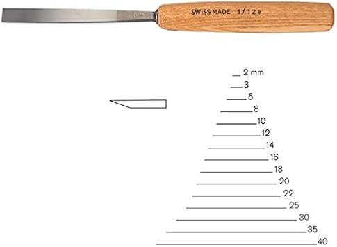 PFEIL Swiss Made 35mm # 1 Sweep Straight Chisel - Single Bevel