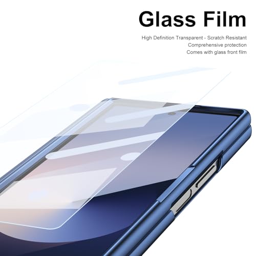 Étui pour Galaxy Z Fold 5 bleu housse antichoc avec protège-écran et stylet - 2