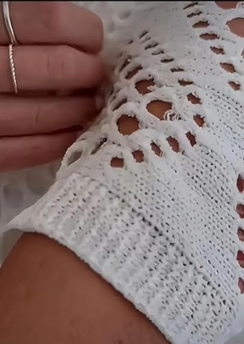 Image of Generic Cut Out V Neck Knit Sweater Khaki