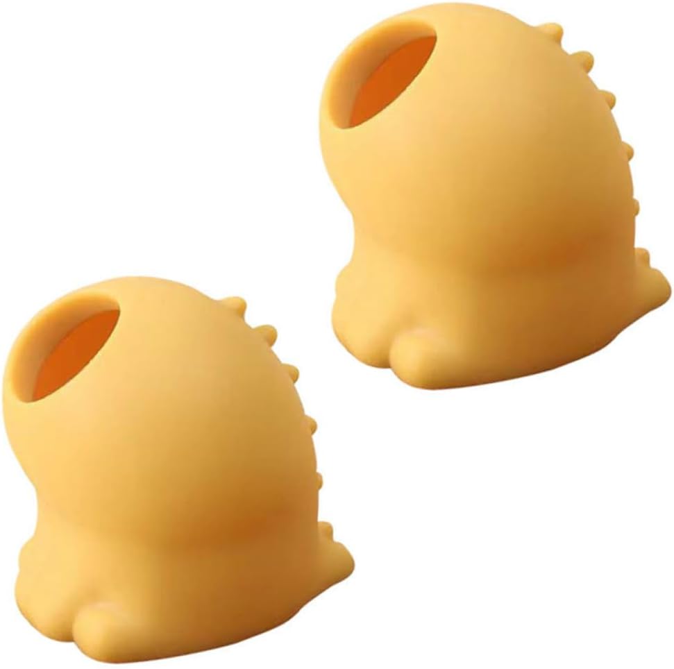 STOBAZA 2Pcs Silicone Egg Separator Supple Safe Egg Yolk Divider for Cooking Easy to Use Kitchen Tool Lightweight and Convenient White Separator for Baking and Meal Prep