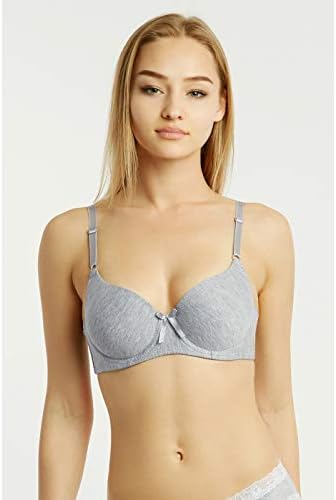 DailyWear Womens Plain Lace Bras (Pack of 6) - Various Styles (4207P, 40C)