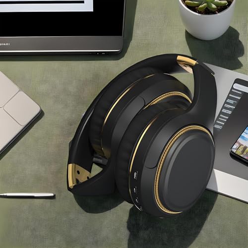 Auriculares inalámbricos con luces LED dinámicas y estructura plegable ligera 2