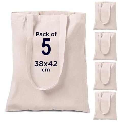 CENTRIX Natural Cotton Reusable Grocery Bags Cover