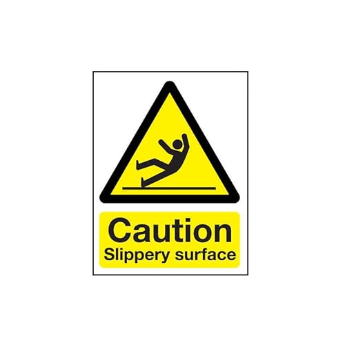 Tin sign vintage Slippery Surface Caution Plaque Poster for Bar Pub Beer Home Garage Man Cave Wall Decor 12x8 Inch