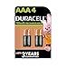 Produktbild 4 x Duracell AAA Wiederaufladbare 750 mAh (1 Blister mit 4 Batterien) 4 wiederaufladbare Batterien