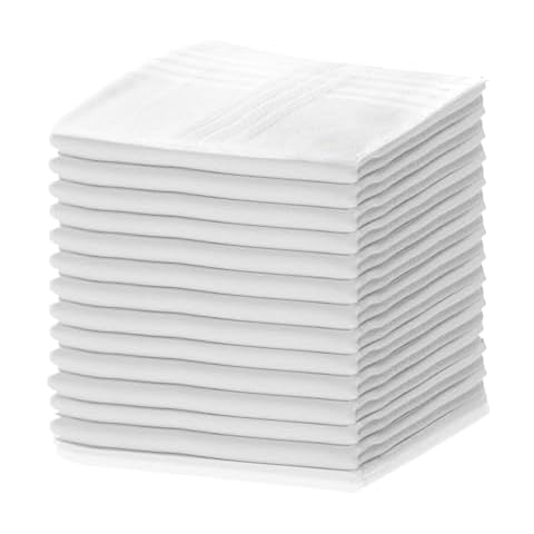Umo Lorenzo Pocket Square Handkerchiefs for Men Soft 100% Cotton Hankies (13 Pack) Cover