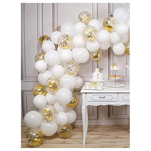 WEIYONGJIU 40 st konfetti betydande ballongset (Färg: Flerfärgad, Storlek: En storlek)