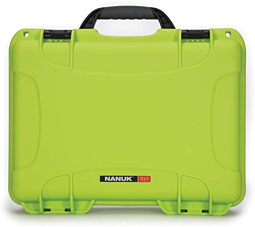 Nanuk 910 Waterproof Hard Case With Foam Insert - Lime #TOP1