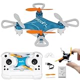 2026 New Mini Drone Beginner, All-Ages Mini Drone with Easy Stunt Flights & 360° Tricks - Perfect Beginner-Friendly Flyer (Blue)