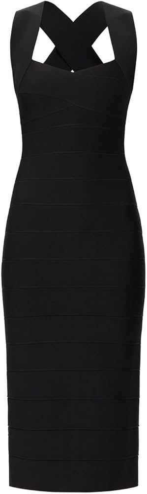 HERVÉ LÉGER ハーヴ・レジャー Herve Legerドレス 黒 半袖 Amazon.com: Hervé Léger, The Sandra Dress, M, Black : Amazon Luxury