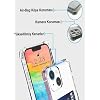 Ehr. iPhone 7/8/SE 2020/SE 2022 Compatible Camera Protected Card Holder Corners Anti-Shock Transparent Silicone Case with Airbag Design (Transparent, iPhone 7/8/SE 2020/SE 2022)