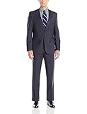 Nautica Men's Two Button Glenplaid Suit