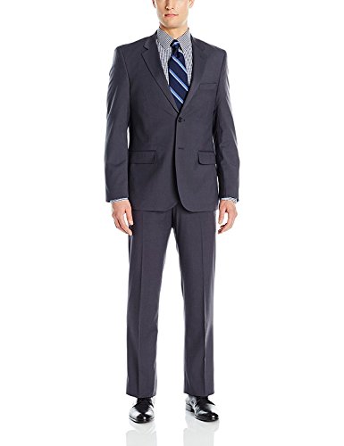 Nautica Men's Two Button Glenplaid Suit
