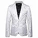Produktbild SUCES Sakkos für Herren Klassisch Gestreiften Anzugjacke Party Hochzeit Cocktail Abendmode Blazer Männer Charmant Anzüge Jacke Sakko Herrenjacke Mantel Smokingjacken Regular Fit