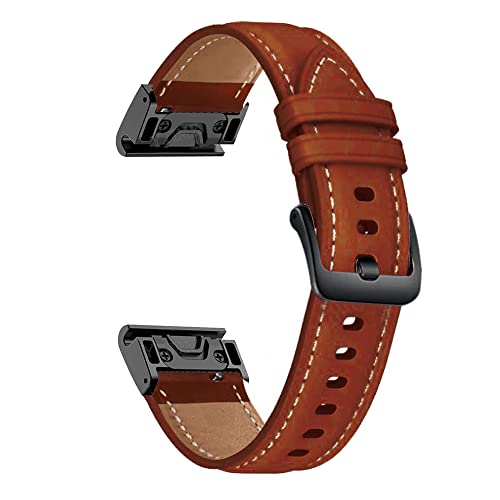 Bracelet en cuir Garmin Fenix 6 Pro de qualité supérieure fait pour durer