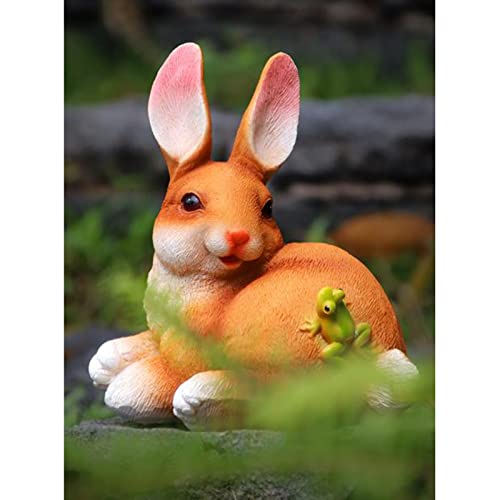 Lapin en résine déco extérieure durable pour sublimer une cour