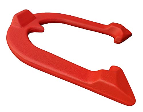 Alan Francis Signature Professional Pitching Horseshoes- Made in The USA (Red & Blue- Two Pair Set (4 shoes)) - Thumbnail 3