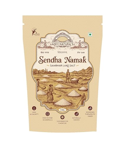 ANVI NATURA'S Sendha Namak(Desh ka Apna) | Natural Iodine, Alkali...