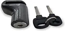 SHIVER Cadeado Trava Disco Freio Moto Antifurto Diversas Motos Cinza