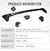 HmmtyRack 300lbs Roof Rack Cross Bars Compatible with 2021-2026 Jeep Grand Cherokee L 3-Row & 2022-2026 Grand Cherokee WL 2-Row, Aluminum Lockable Roof Rails Crossbar for Rooftop Cargo Kayak Snowboard