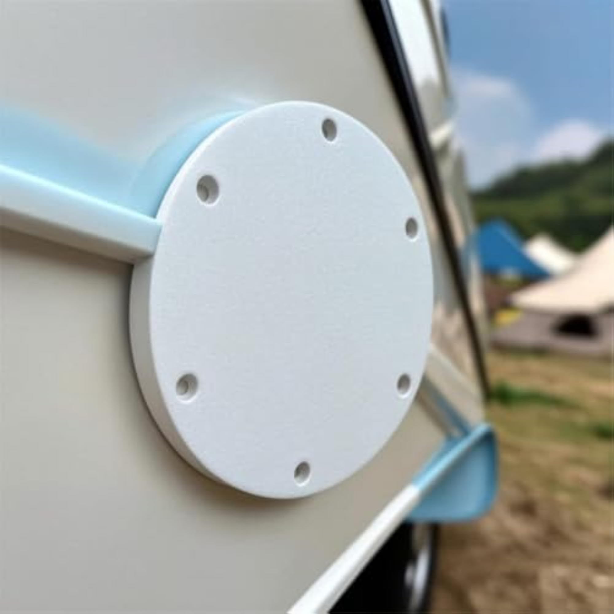 Non-Slip Boat Deck Hatch, 6 Inch White