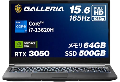 箱付き★GALLERIA ゲーミングノート RTX3060 144Hz 16GB Amazon.co.jp: ガレリア ゲーミングノートPC 【 RTX 3050 / Core i7