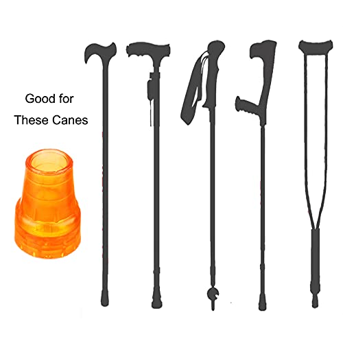 Confezione da 4 punte per bastoni da passeggio con...