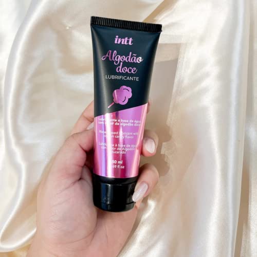 Lubrificante Sabor Algodão Doce à Base de Água 50ml - Intt