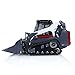 TOUCAN RC HOBBY 1/14 LESU Aoue-LT5 Metal Hydraulic Tracked Skid-Steer RC Loader RTR Model Lights