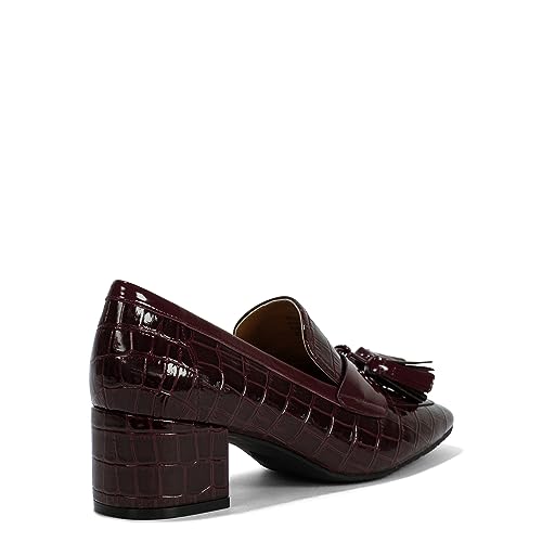 Image of Donald Pliner Women's Kressida Dress Loafers, 2 inch Block Heels for Women, Slip-On Heels for Women