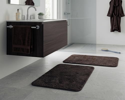 Image of Anti Slip Backing Soft Washable Anti Skid Rug for Bedroom, Living Room & Hall Home Decor (Set of 2 pc)