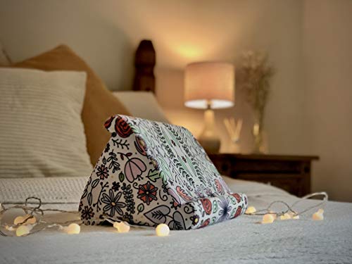 Paisley Tablet Cushion and Book pillow stand holder - Image 5