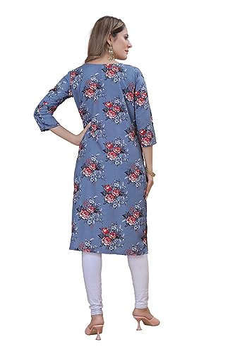 Image of Women's Multicolor Stylish Crepe Kurta||Pack of 2 Kurta||Kurta for Women