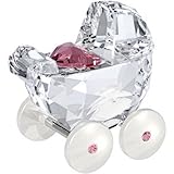 Swarovski Crystal #5003407 Baby Carriage, Light Pink